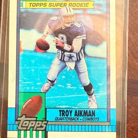 Topps Super Rookie Troy Aikman Card - Picture 1 of 1